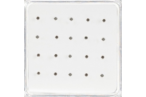 S02-1207M(2.0 mm) 8 γαντζάκια με μπίλια