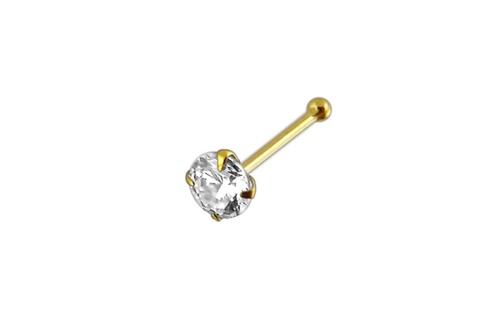14KS-0031 mix  NOSE STUDS  14K  MINI BOX (20τμχ)